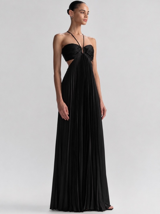 A.L.C. Dresses & Skirts - A.L.C Moira Satin Pleated Maxi Dress
